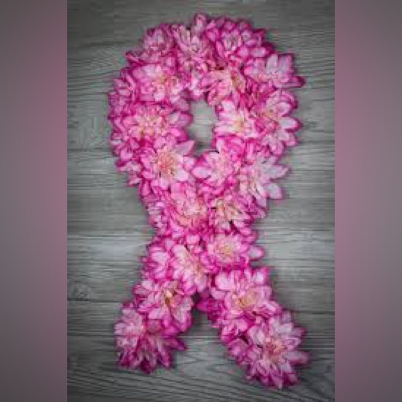 One of a kind Awareness ribbon wreath! Hand made just for you !!! - Picture 6 of 15